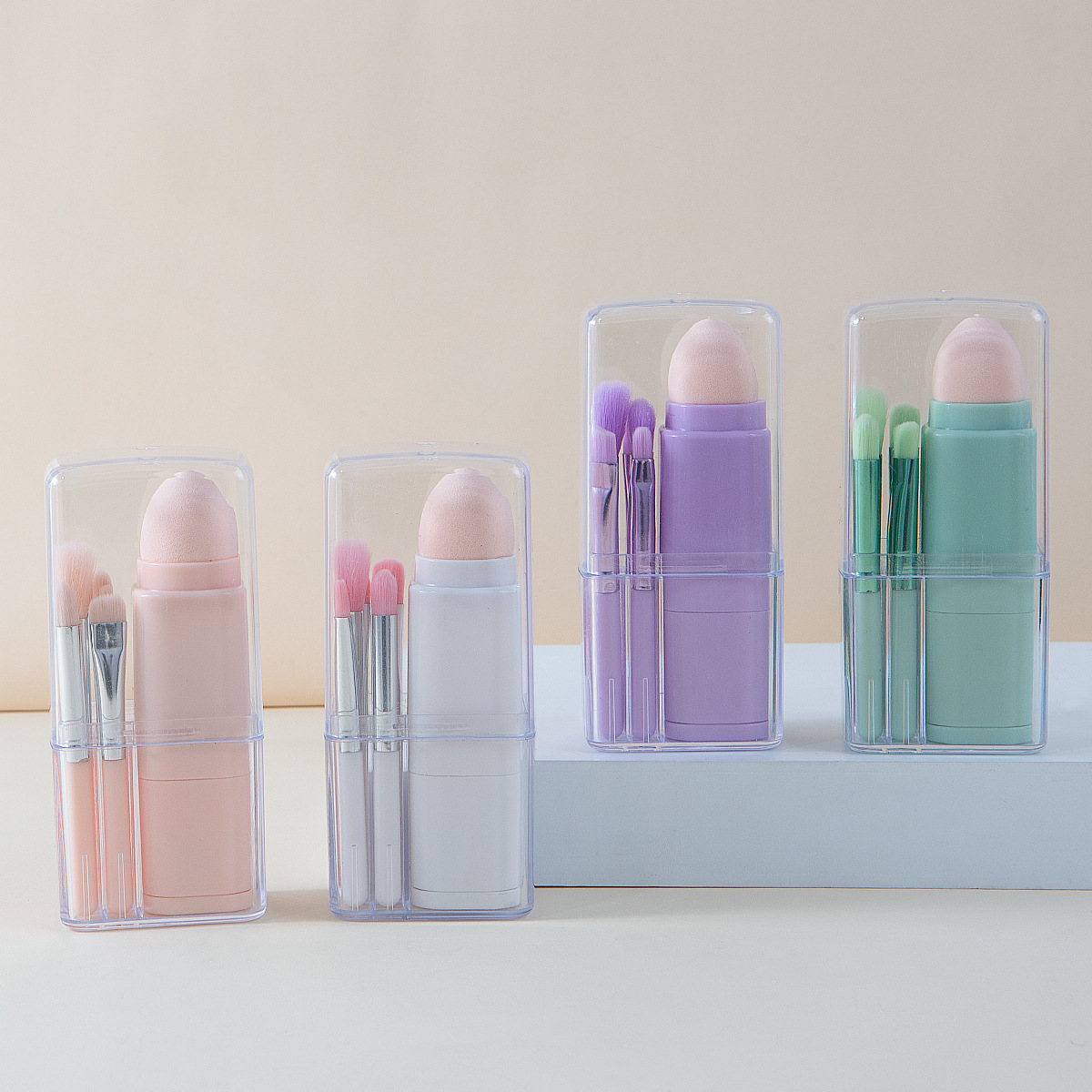 沧州新款7支迷你化妆刷散粉腮红眼影刷套装便捷i旅行出游美妆工具