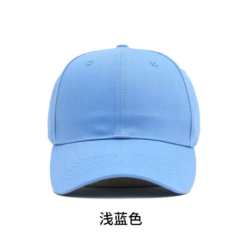 Gorra de béisbol de seis paneles de algodón puro, gorra publicitaria con logotipo personalizado bordado, gorra de sol para viajes al aire libre