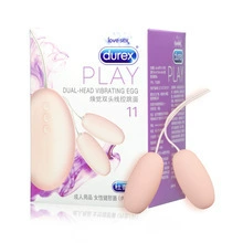 Durex двусторонний массажер для женщин, проводной контроль, вибрация, оптом