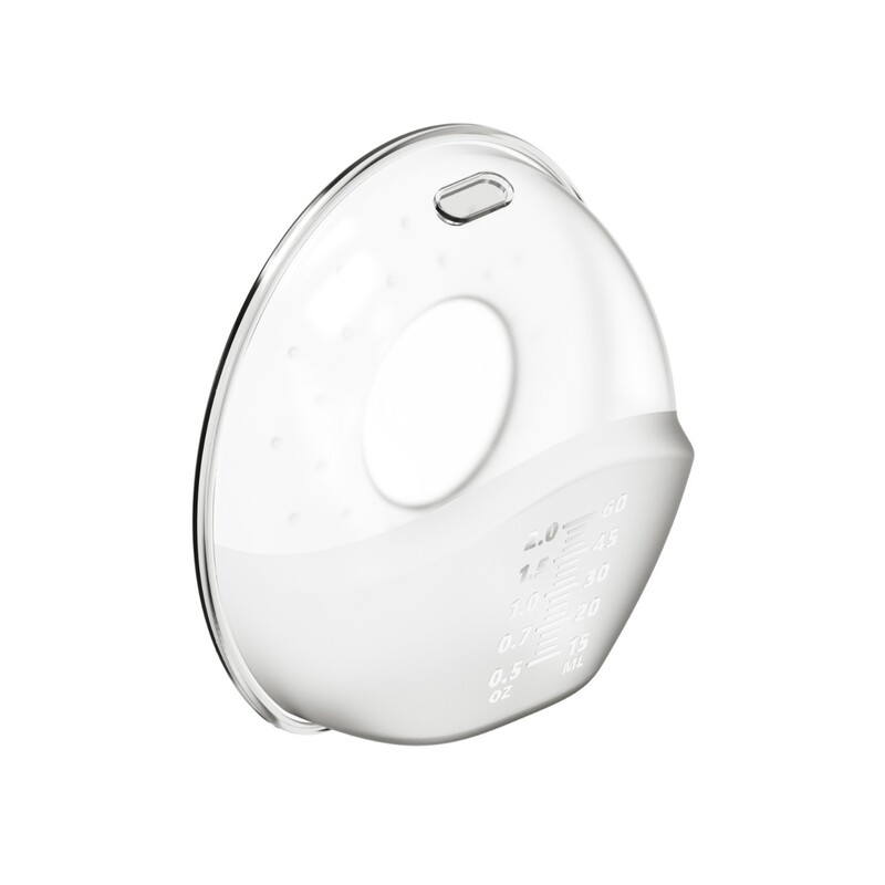 大型スケール母乳コレクター、ハンズフリーシリコン母乳コレクター、ウェアラブル母乳コレクター 60ml|undefined