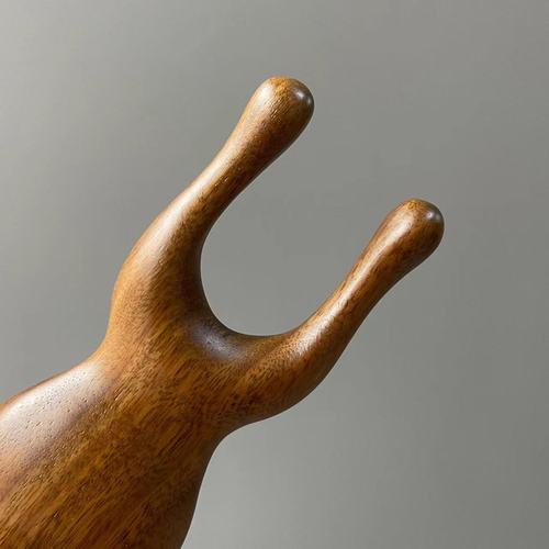 [Little Frog] Nose Beautifier Nose Ears Eyes Face Natural Sandalwood Massage Comb Multifunctional Meridian Gua Sha