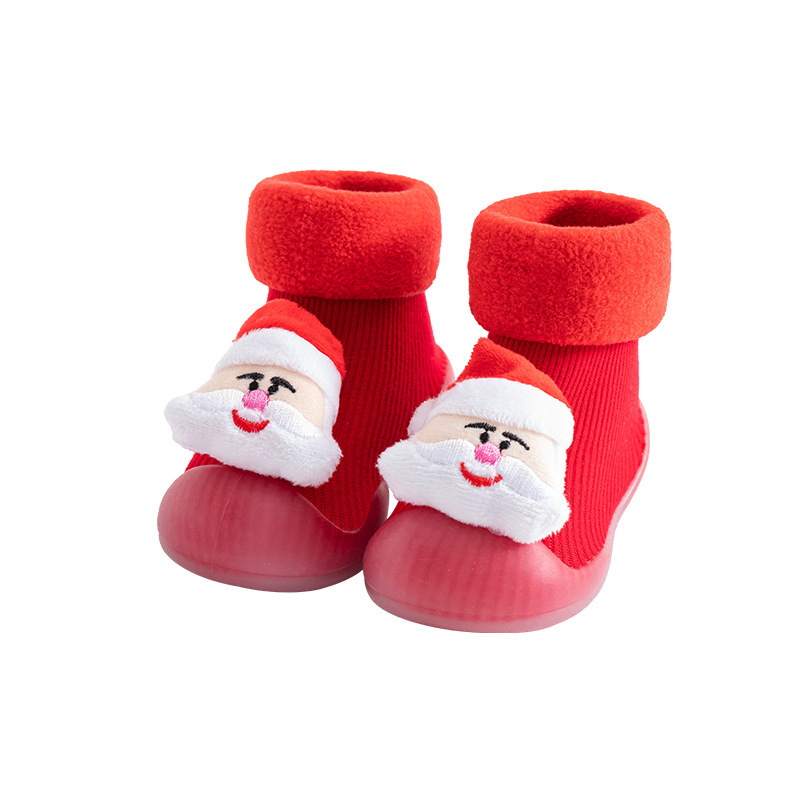 Navidad, Año Nuevo, invierno, calcetines para bebés, zapatos para bebés, zapatos para bebés