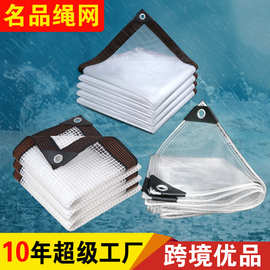 透明加厚防雨布农用大棚花卉保温塑料防寒布阳台透光防尘遮雨布
