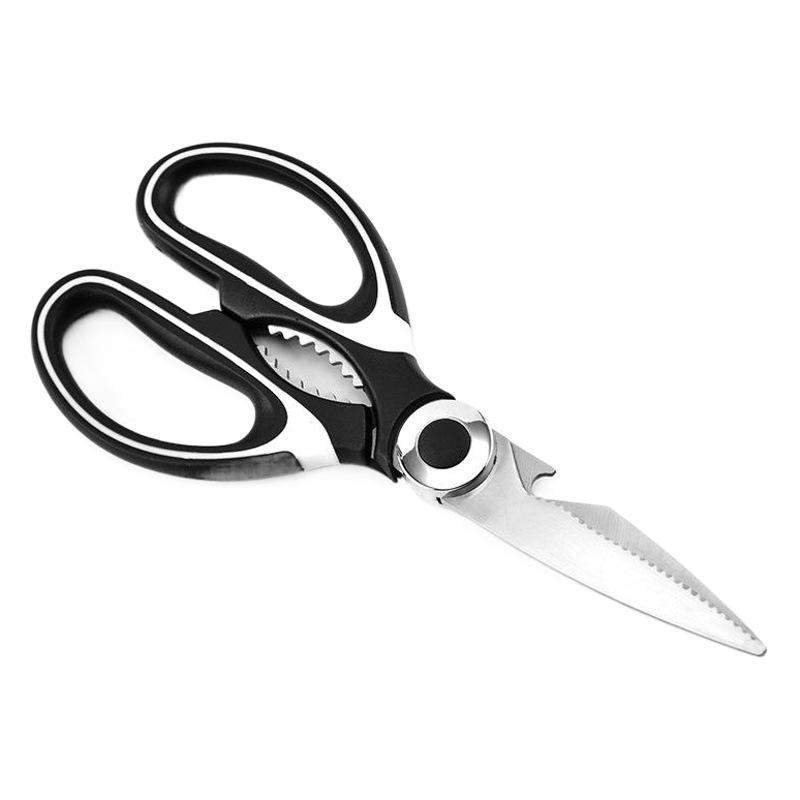Household Multifunctional Fish and Chicken Bone Scissors Stainless Steel Strong Chicken Bone Scissors Food Scissors Panda Kitchen Scissors