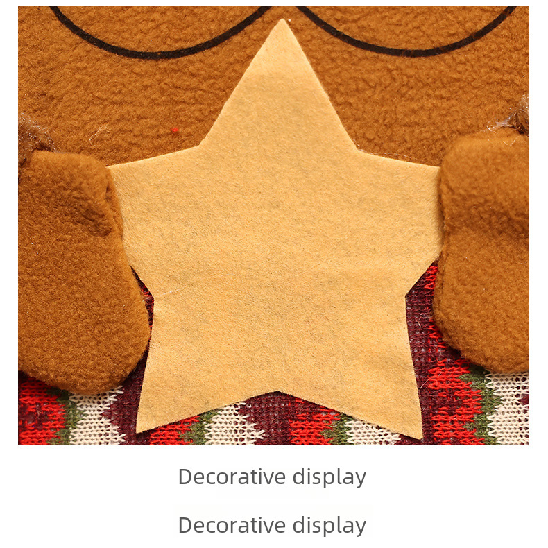 Qiaodin New Christmas Decoration Chair Cover Cross-border Stool Cover New Doll Chair Cover European and American Home Decoration Ornaments_voghion.com