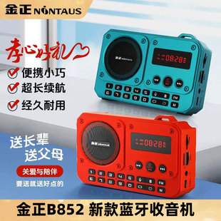 Jinzheng B852 high-power Bluetooth card audio card player portable outdoor Bluetooth radio