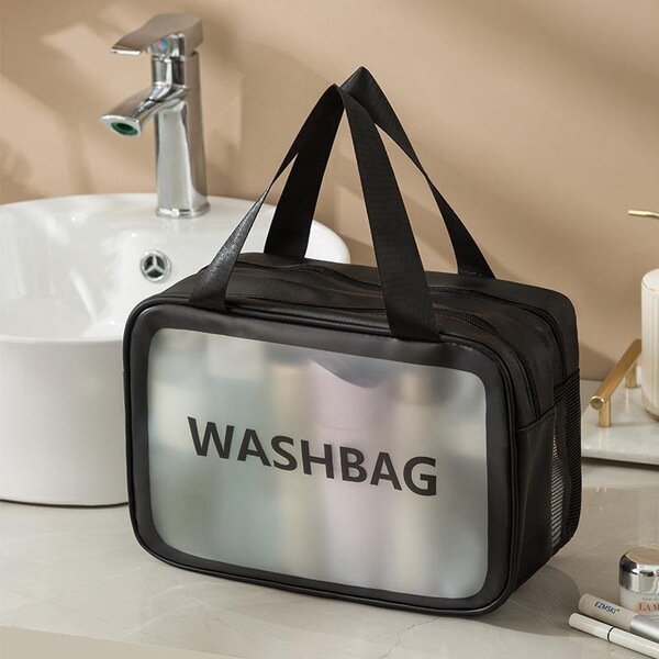 Double-layer handheld capacious waterproof bag wet and dry…
