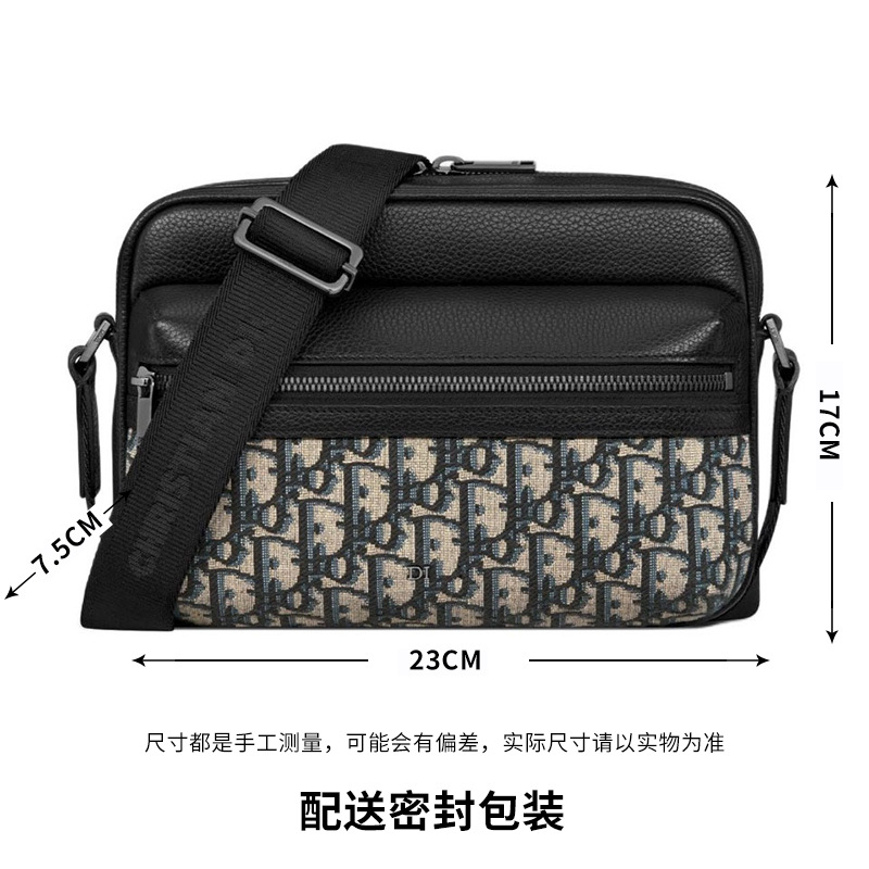 男性用郵便物バッグダブルファスナーカメラバッグレトロファッションレディースショルダーバッグ斜め掛けショルダーバッグシンプル気質メッセンジャーバッグ