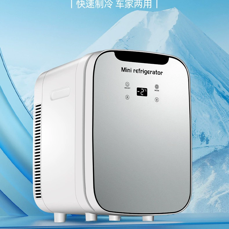 Автомобильный холодильник Kaiji Bear, двойного назначения для автомобиля и дома, компактный охлаждающий и нагревательный прибор для студенческих общежитий, однодверный мини-холодильник.