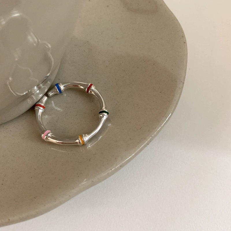 Accessory, nail decoration, small design ring, elastic strap, high-quality style, simple and elegant design