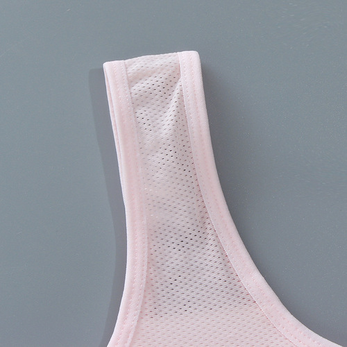 Girls' small vest mesh breathable summer thin children's tube top development period sling primary school students and older children's bra girls
