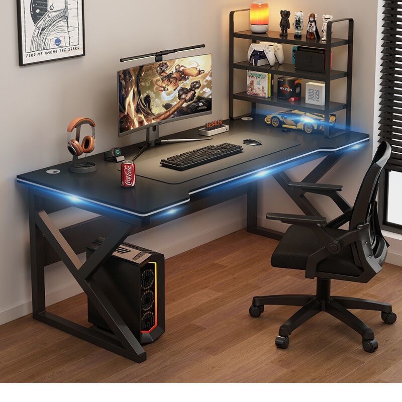 Computer desk, desktop computer, home modern gaming desk, carbon fiber student dormitory study computer desk Computer desk, desktop computer, home modern gaming desk, carbon fiber student dormitory study computer desk