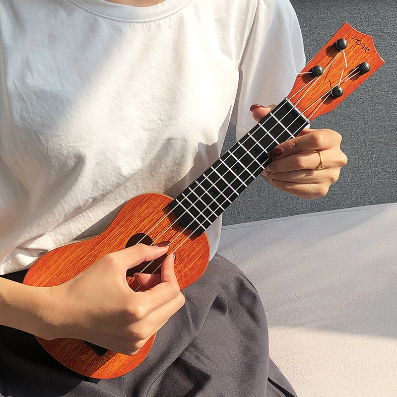 Children's musical instrument toys beginner introduction simulation ukulele small guitar can play educational enlightenment baby