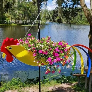Colorful animal flowerpot Pendant ɫ���r�G���W�^�����B�u����