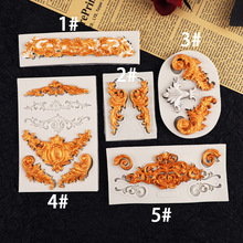 多款浮雕套装硅胶模具 滴胶黏土石膏 翻糖巧克力干佩斯蛋糕配件