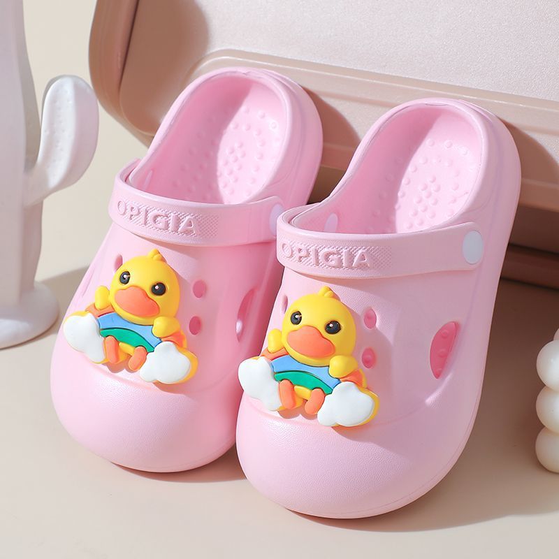 레인보우 덕핑크 [업그레이드된 EVA 가볍고 편안하며 미끄럼 방지]