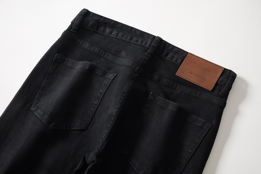 Men's Clothing Autumn/Winter New Style Dark Washed Jeans Men's Slim Fit Straight Leg Men's Autumn Denim Long Pants Thick Style_mkmklike.com
