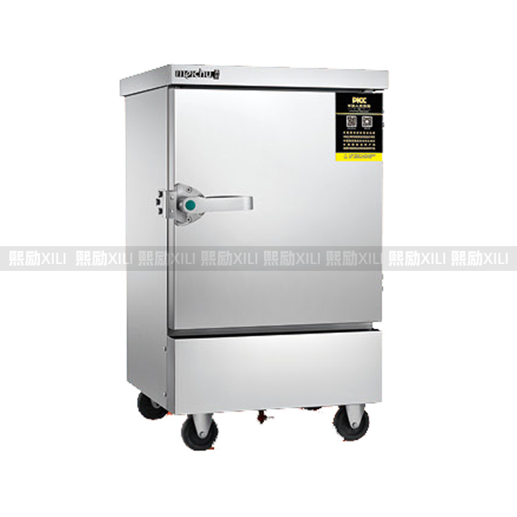 美厨蒸饭车 多功能5盘电热蒸饭柜 MCKZ-H5 单门蒸饭箱 厨房设备