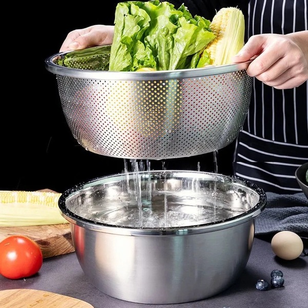 Food Grade 304 Stainless Steel Basin Washing Basin Drill Basketball…