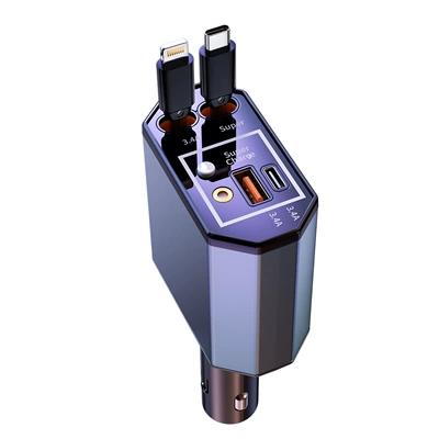 Retractable Cable, Customized Car Charger, Mobil şarj cihazları