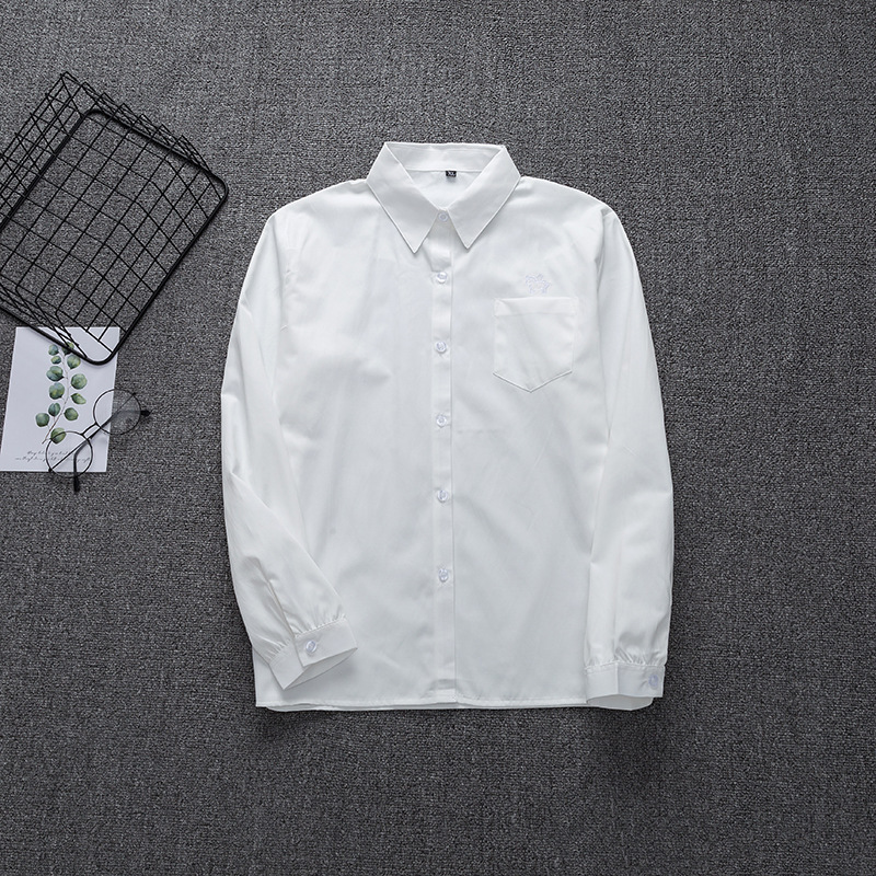 YS025*Top collar [Long Sleeve] Unicorn (milk white)