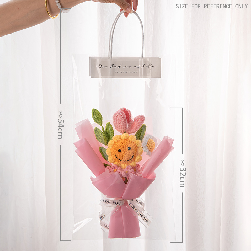 웃는 해바라기 + 릴리 핑크