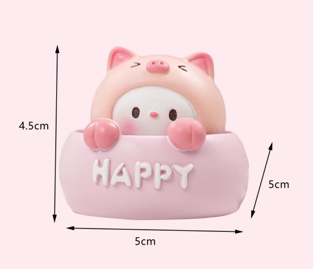 Creative and Cute Shaking Head Animal Car Ornaments, Cute Pet Car Interior Accessories, Car Center Console Decoration, Office Ornaments