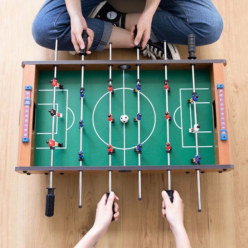 桌上足球高博儿童双人桌面手动式机亲子游戏儿童益智玩具礼品厂家|ru