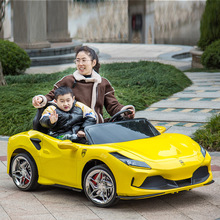 新品兒童電動汽車大號四輪遙控車可做大人電瓶車男女寶寶玩具車