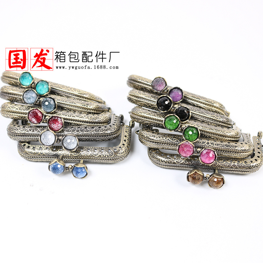 8,5 cm cuadrado en relieve cabeza de loto de coral oro [lado plano] bronce 10 colores opcionales oro de boca nacional