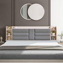北欧床头板软包单买欧式靠背卧室双人简约现代1.5米1.8米床头落地