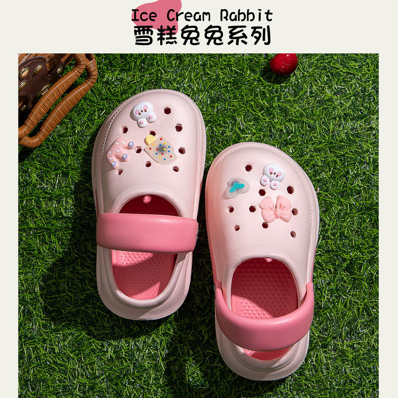 子供の穴の靴の夏の女の子の海辺のビーチの靴の平底の滑り止めの防臭のサンダルの男性の外は花園の靴を着ます。|undefined