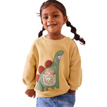 跨境外贸女童长袖卫衣欧美可爱套头卫衣秋季卡通儿童上衣分销代发