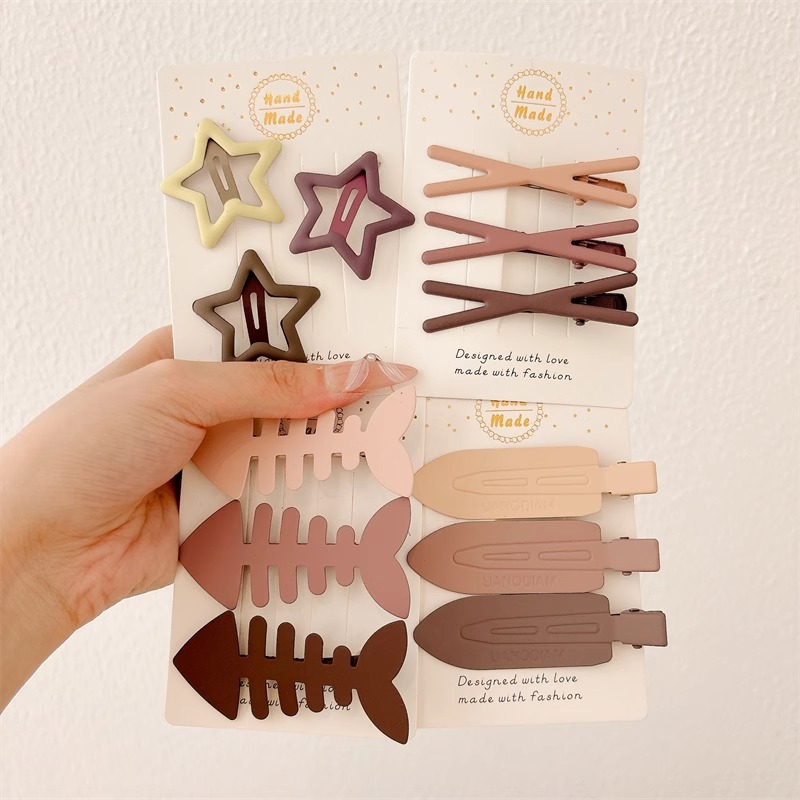 Meilad clip para el cabello para mujeres 2025 nuevo red lateral bang clip para el cabello frente clip para el cabello BB clip para el cabello