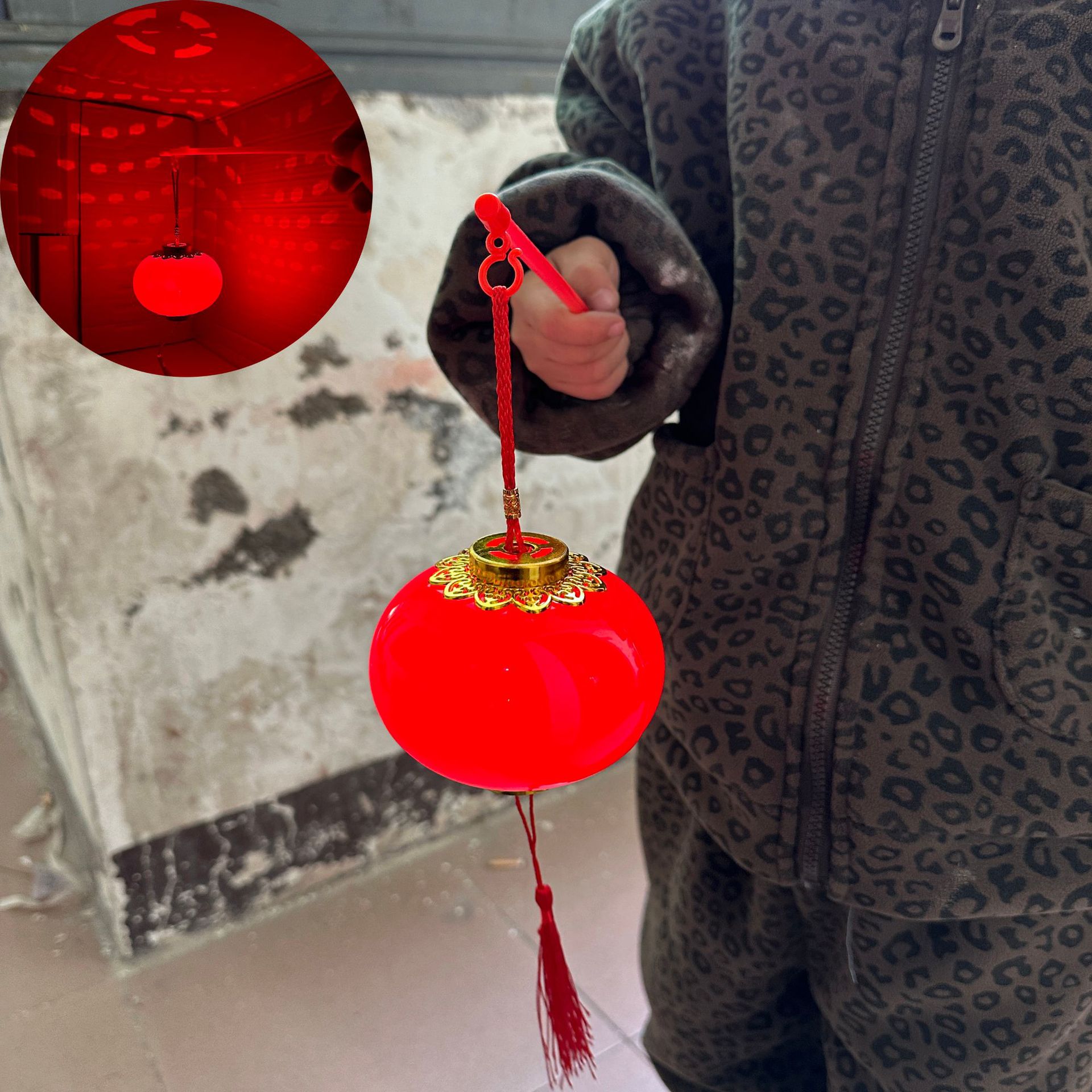 작은 빨간 등불 (9*9)