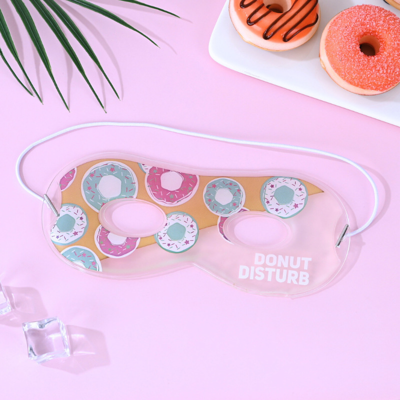 Frutas de color de doble agujero de hielo eye mask