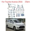 Suitable for 2016 AVANZA car decorative parts set to pull the hand hinder front lampshade