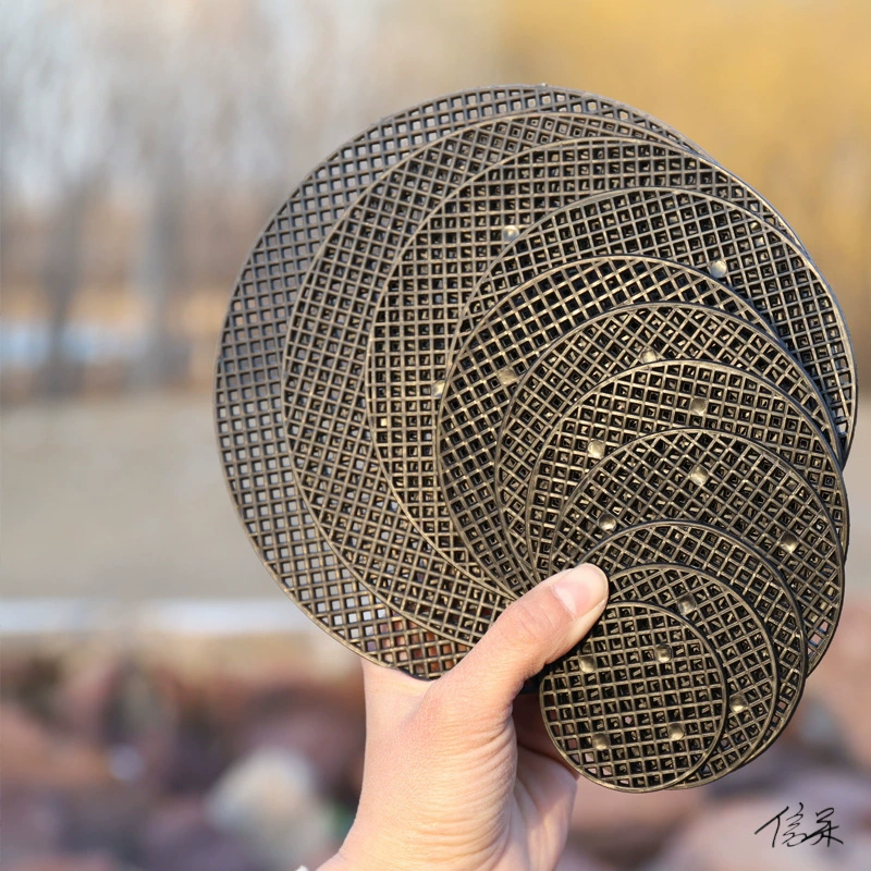 Цветочный горшок прокладка сетка пластиковая круглая утечка сетка мясистая