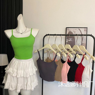 Spring and Summer Pure Wind Bra Small Sling Vest Belt Chest Pad Inner Wearing Beautiful Back Slim-fit Exterior Exterior Exterior Exterior Exterior Exterior Exterior Exterior Exterior Exterior Exterior Exterior Exterior Exterior Jacket for Women