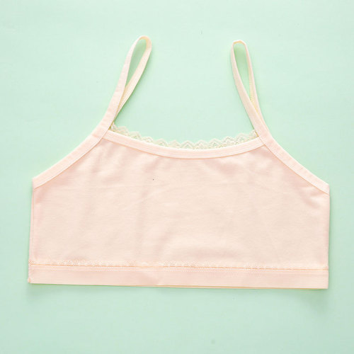 Children's Backless Bralette 7-9 Years Old Girls Developmental Bralette Tank Top for Teenage Girls, Elementary Students, Pure Cotton Children's Underwear