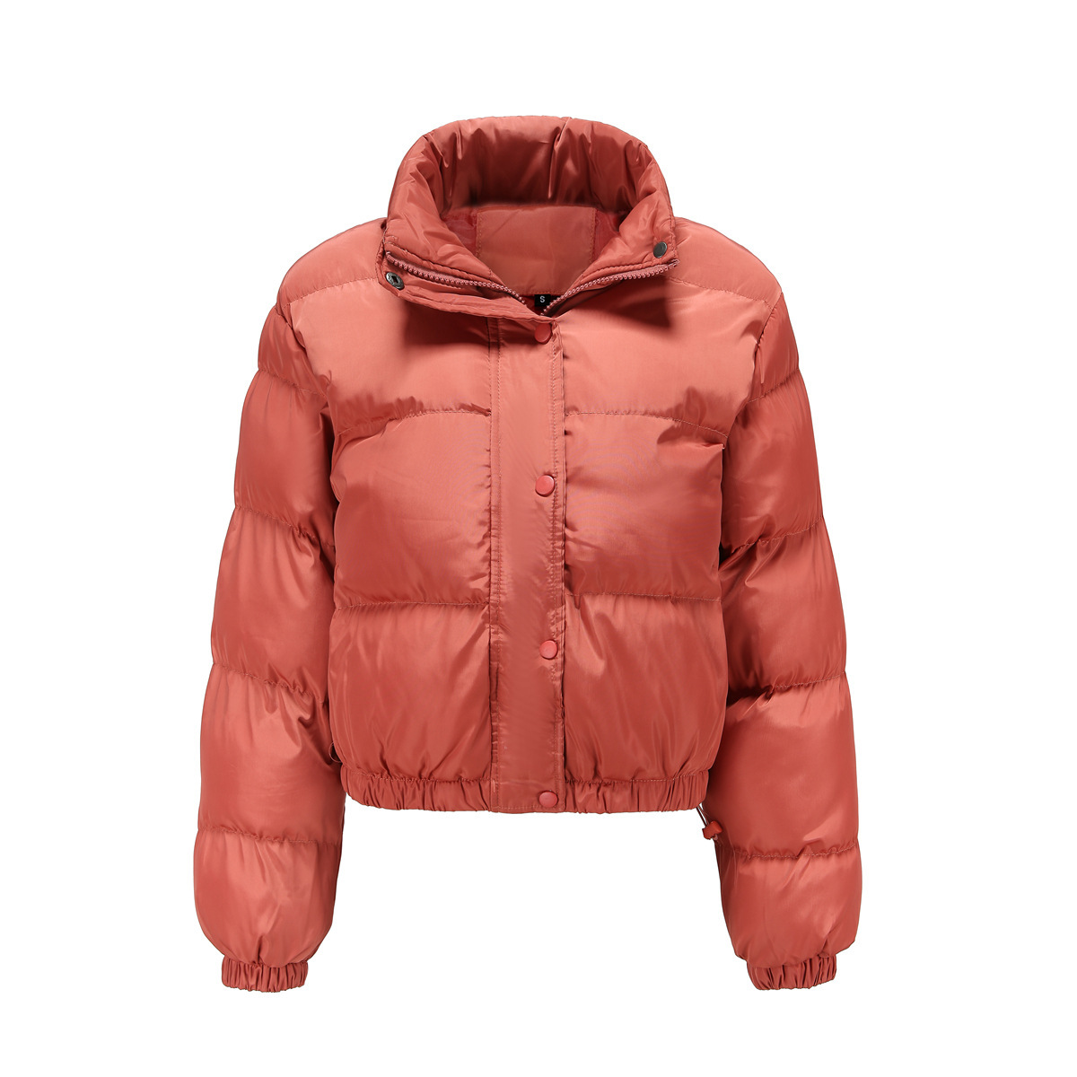 Chaqueta corta acolchada para mujer, estilo elegante y ligero