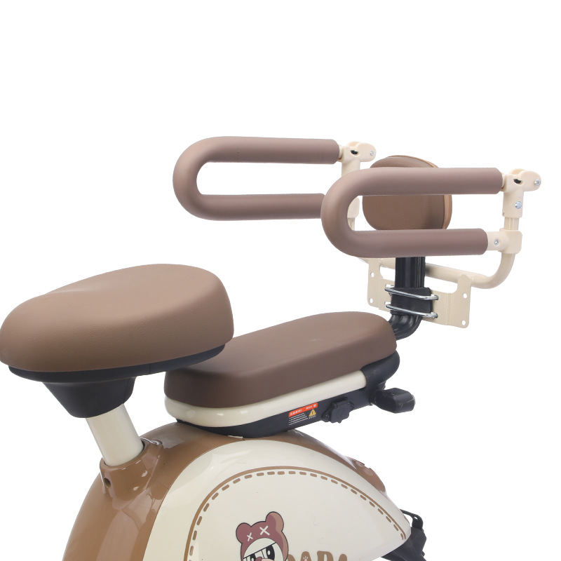 Electric car child seat front and rear folding seat rear child fence armrest battery car baby safety seat