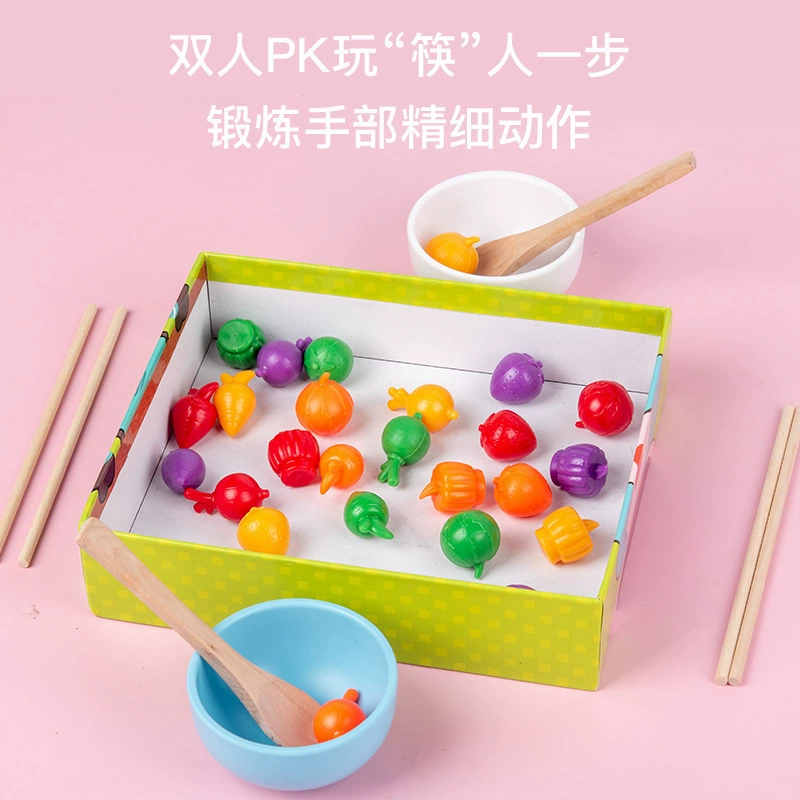 Семейные реалистичные обучающие палочки для chopsticks, игрушка, семейный стиль, раннее обучение, мелкая моторика