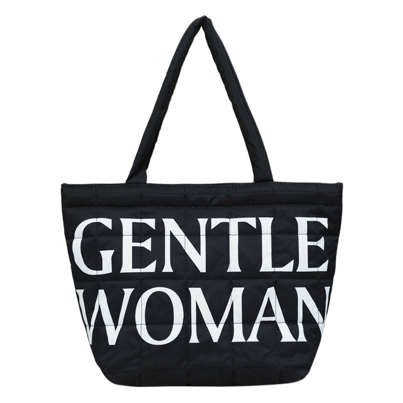 Тайский модный бренд Gentle Woman большая сумка Хлопковая Сумка-пальто 2023 зимняя новая модная нишевая женская сумка через плечо