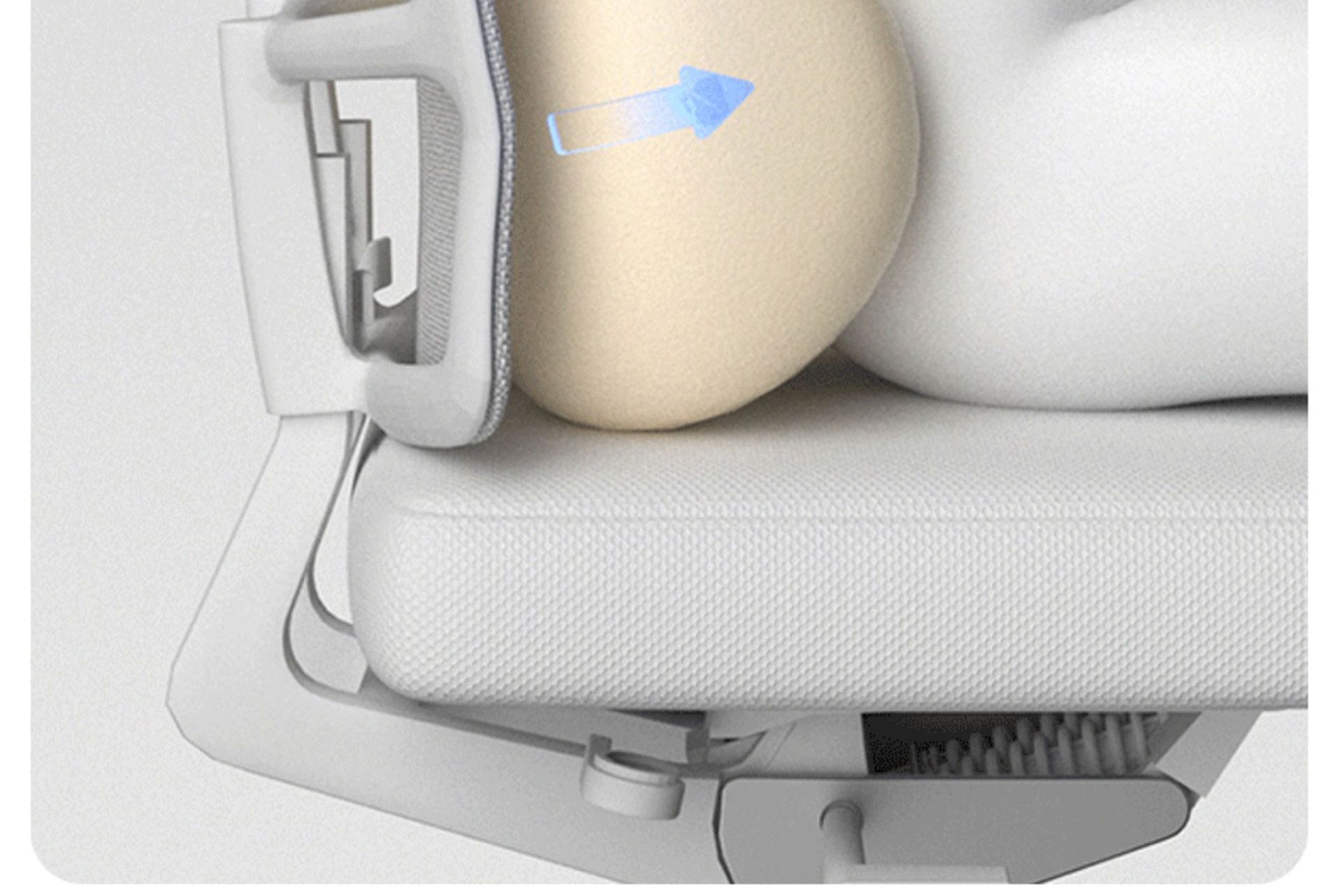 Lumbar Support Office Lumbar Pillow Cushion for Pregnant Women, Workstation Cushion, Long Sitting Artifact Seat Chair Lumbar Support Back Cushion