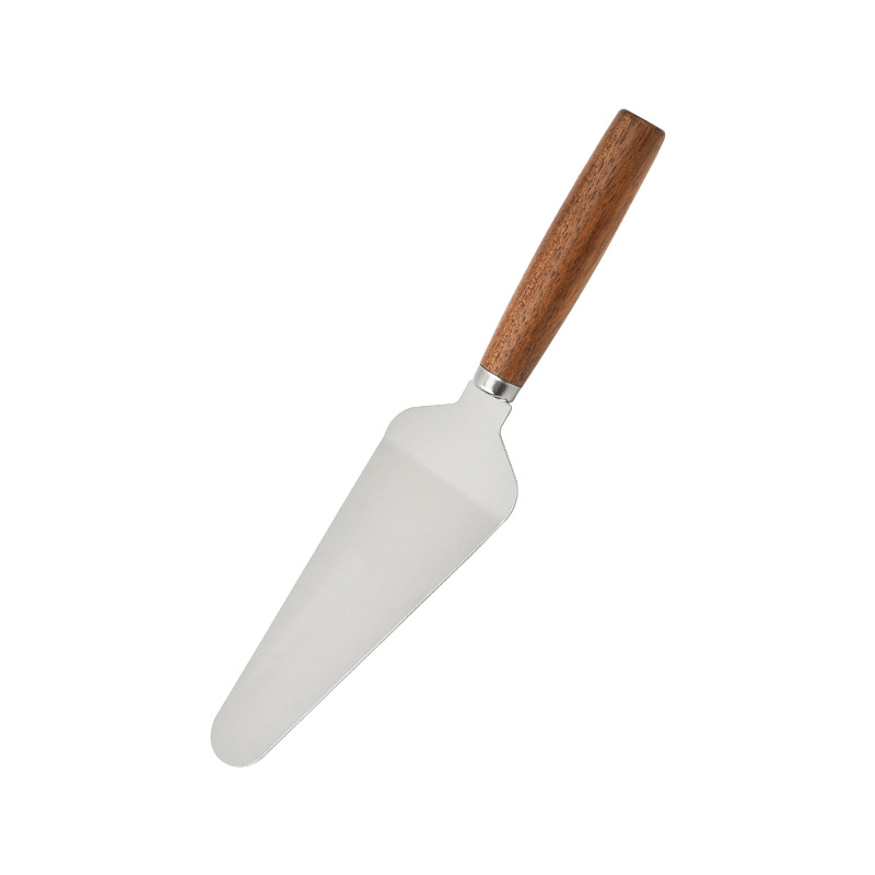 Utensilios para hornear, espátula para pasteles, espátula para pizza de acero inoxidable, espátula para cocinar alimentos, espátula triangular para queso, cuchillo para pizza