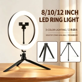 补光灯;手机支架;手机自拍杆