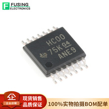 原装正品 SN74HC00PWR TSSOP-14 四路2输入正与非门 贴片逻辑芯片