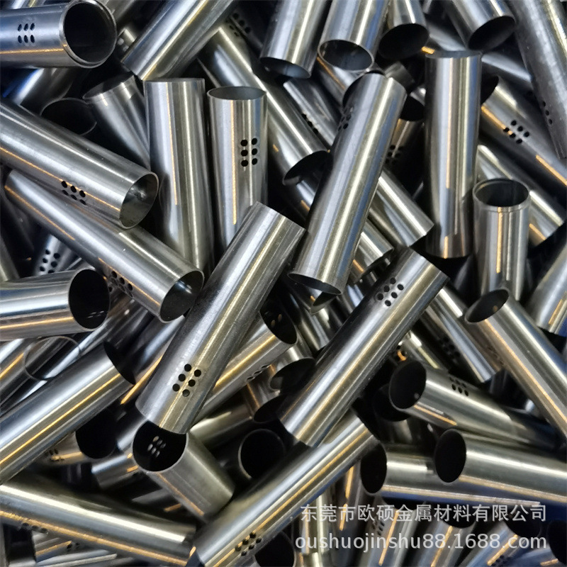 不锈钢圆管光亮无缝管精密开料圆套管去毛刺激光打孔开槽拉丝抛光