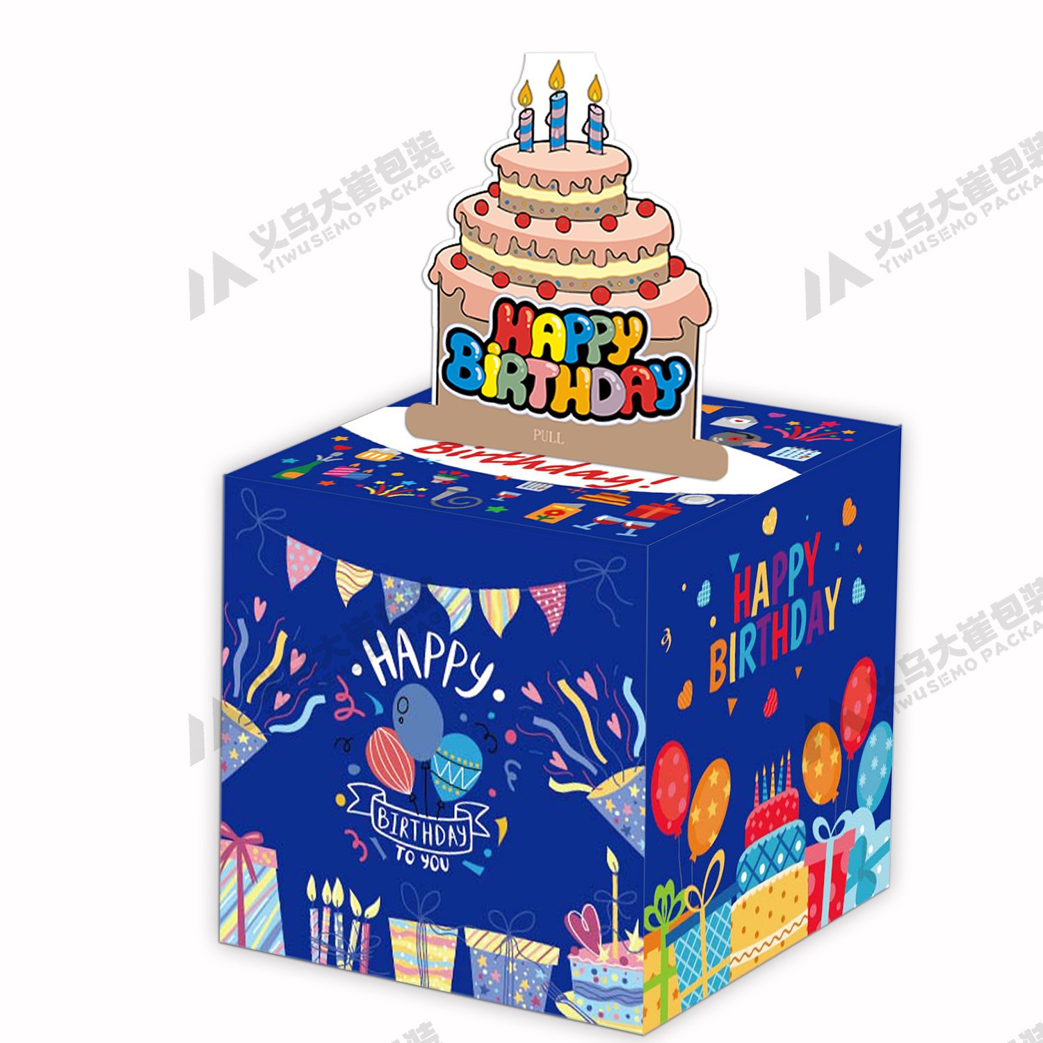 즉시 배송 가능한 블루 케이크 디자인 20개